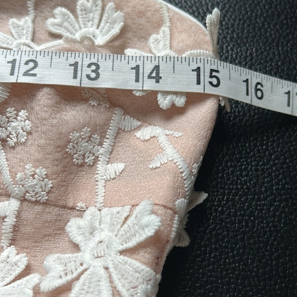 Endless Rose Crochet Layered Midi Dress White Sweetheart neckline Lined Sz S - Picture 11 of 16